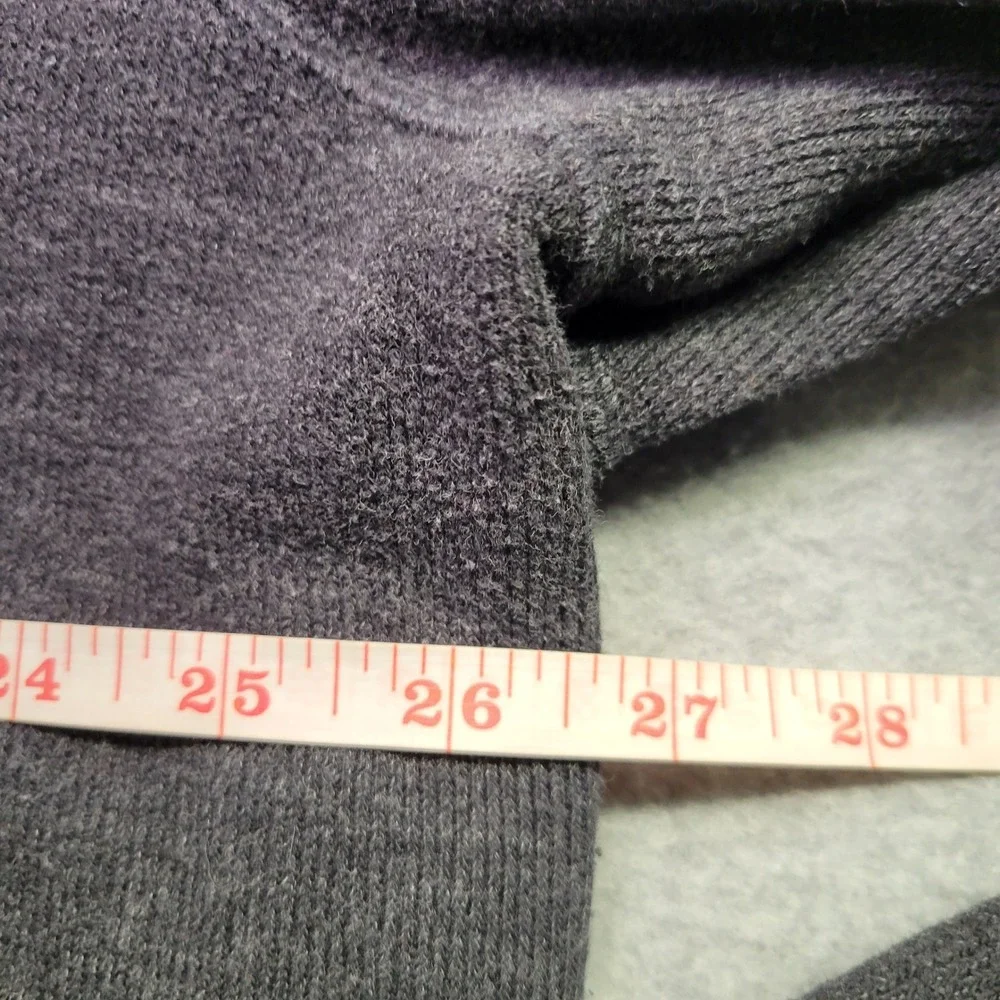 Polo Ralph Lauren Mens XXL Charcoal Gray 100% Cotton 1/4‎ Zip Pullover Sweater